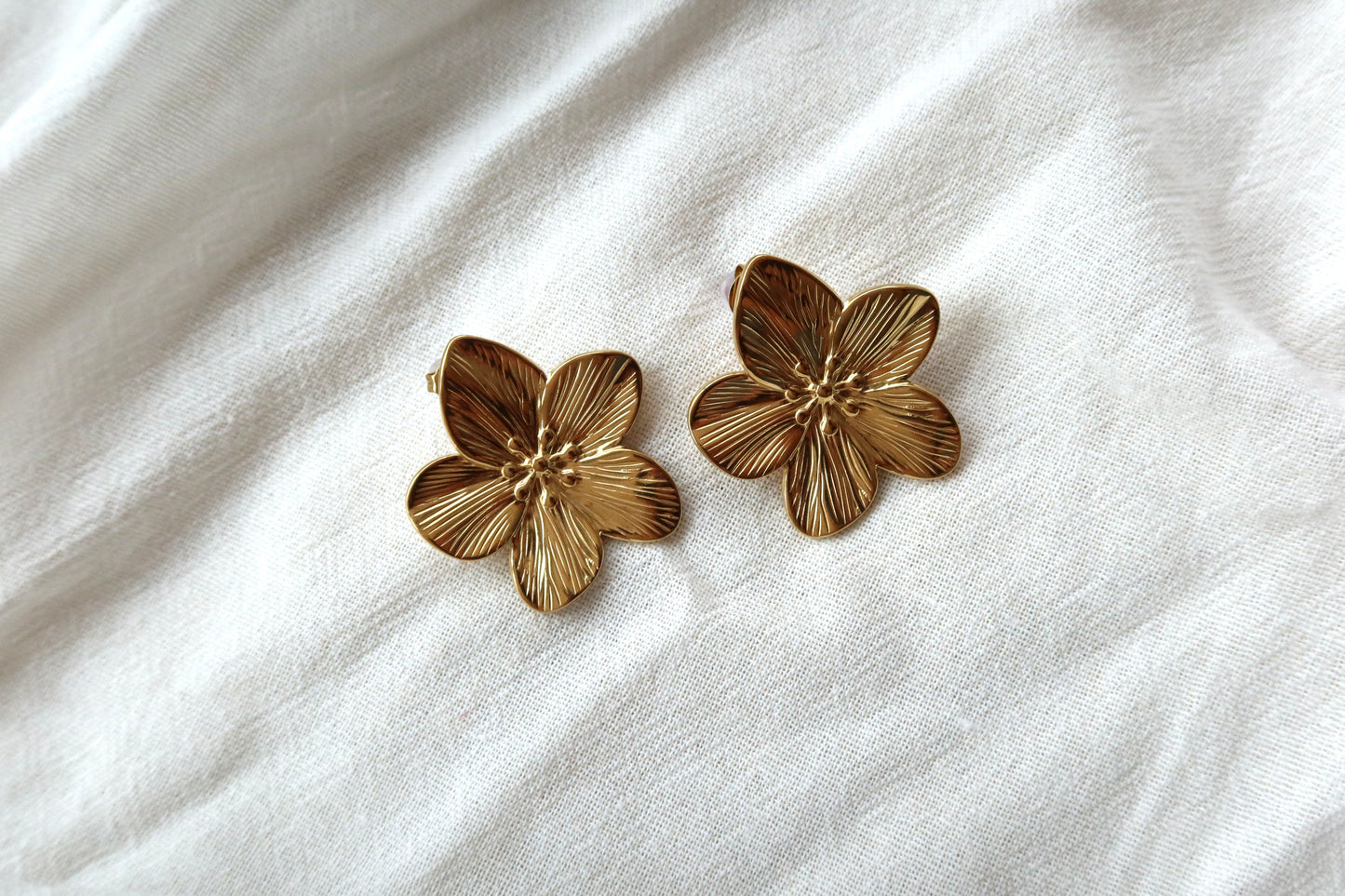 Boucles d’oreilles fleurs