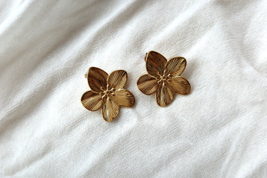Boucles d’oreilles fleurs